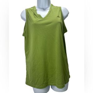 Adidas Lime Green Tank Top size L